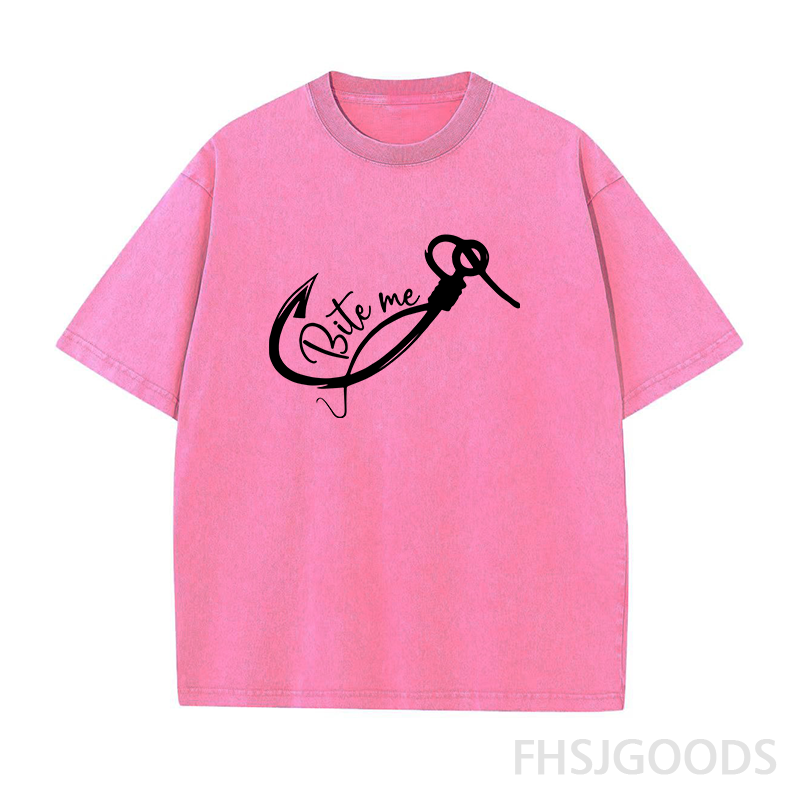 Bite Me Unisex Distressed T-Shirt
