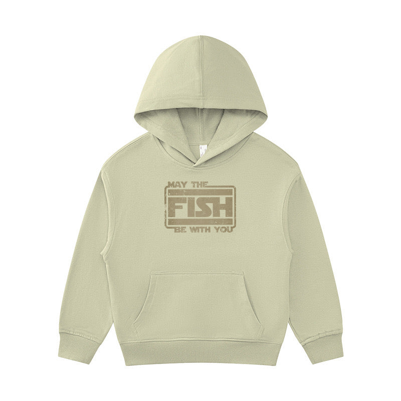 May The Fish Be with You Kid's Hoodie