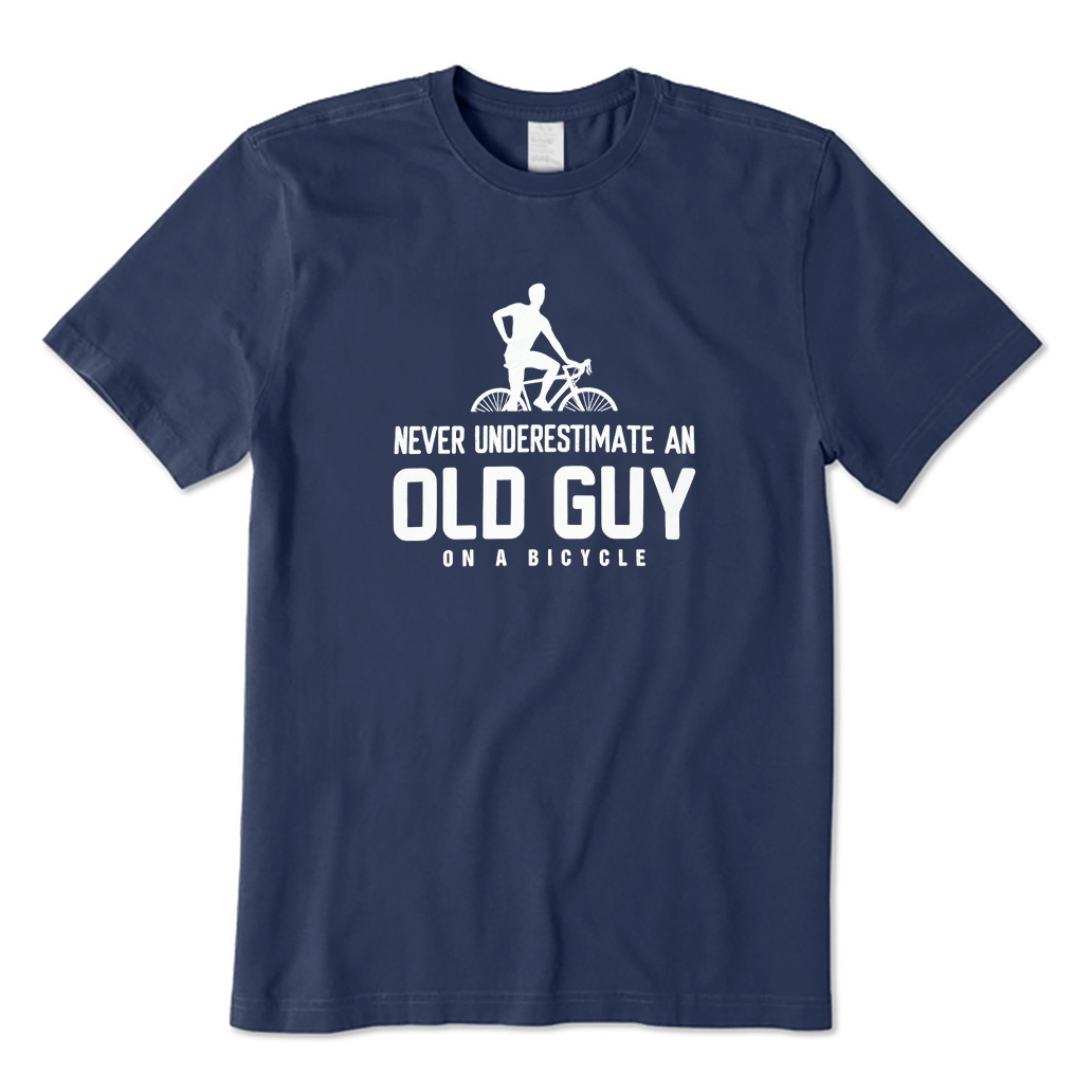 Old Guy on a Bicycle T-Shirt