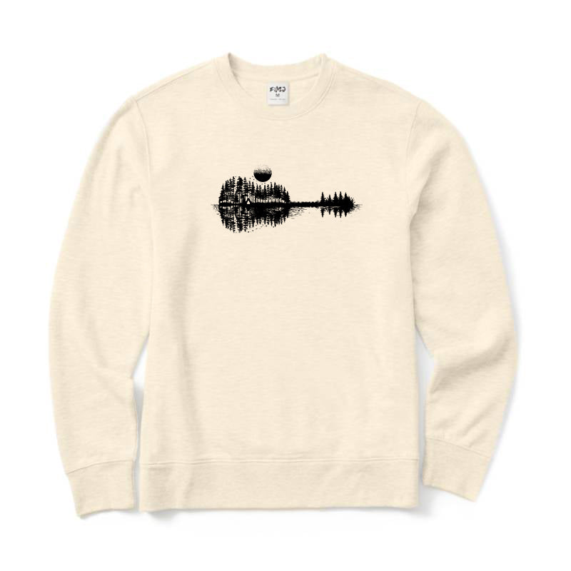 Nature Guitar Crewneck Sweatshirt
