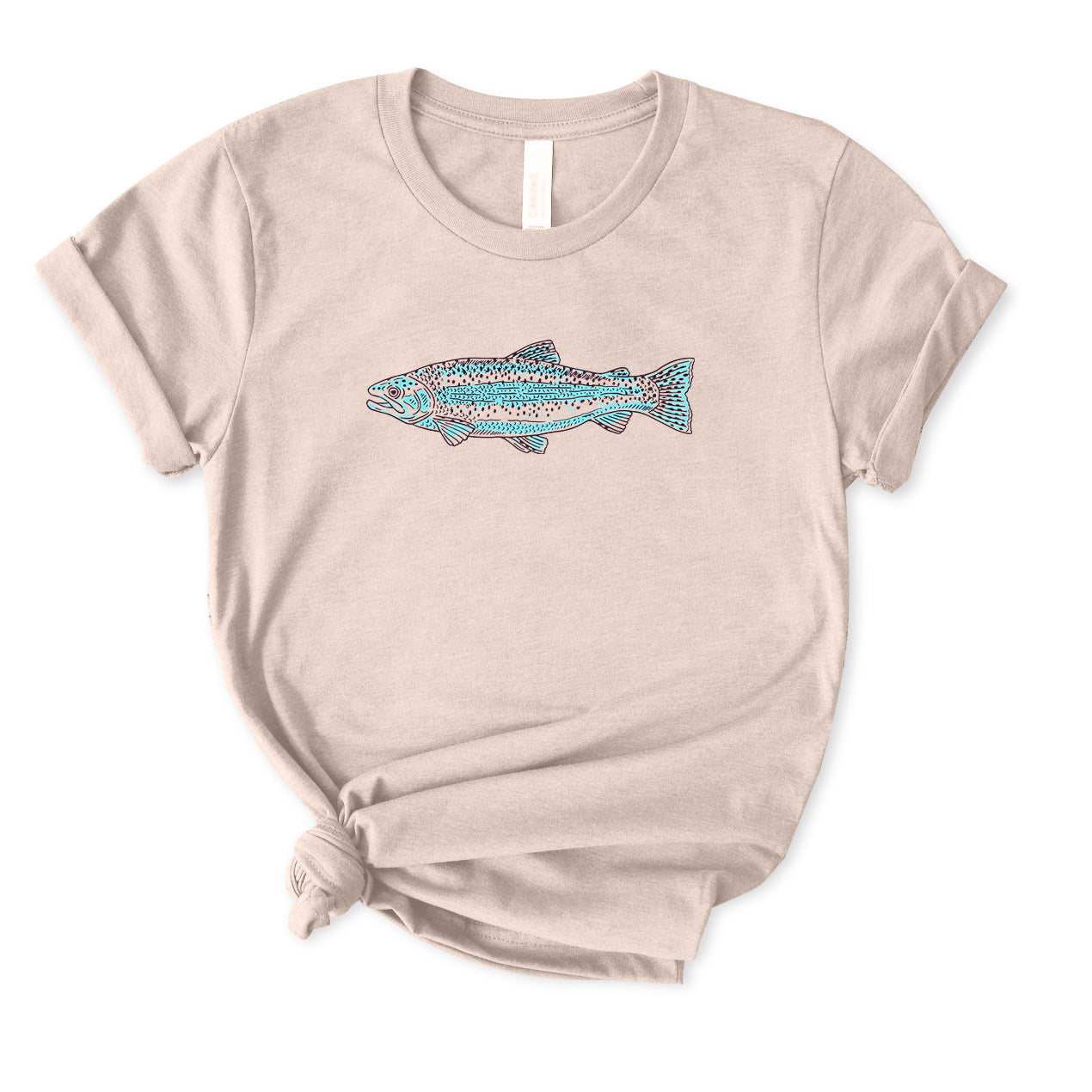 Trout Fishing T-Shirt for women
