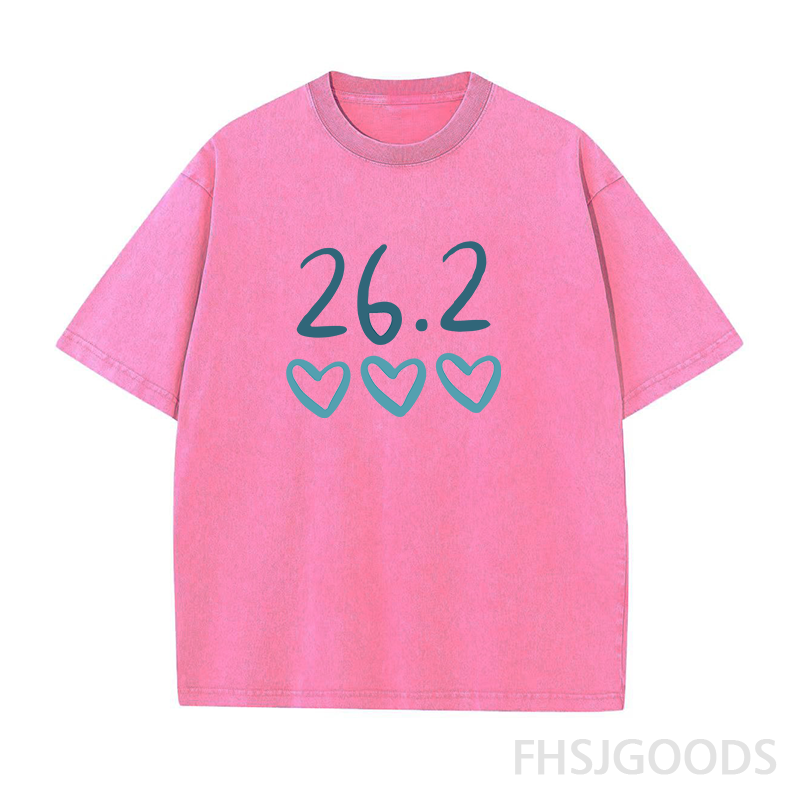 26.2 Runner Unisex Distressed T-Shirt