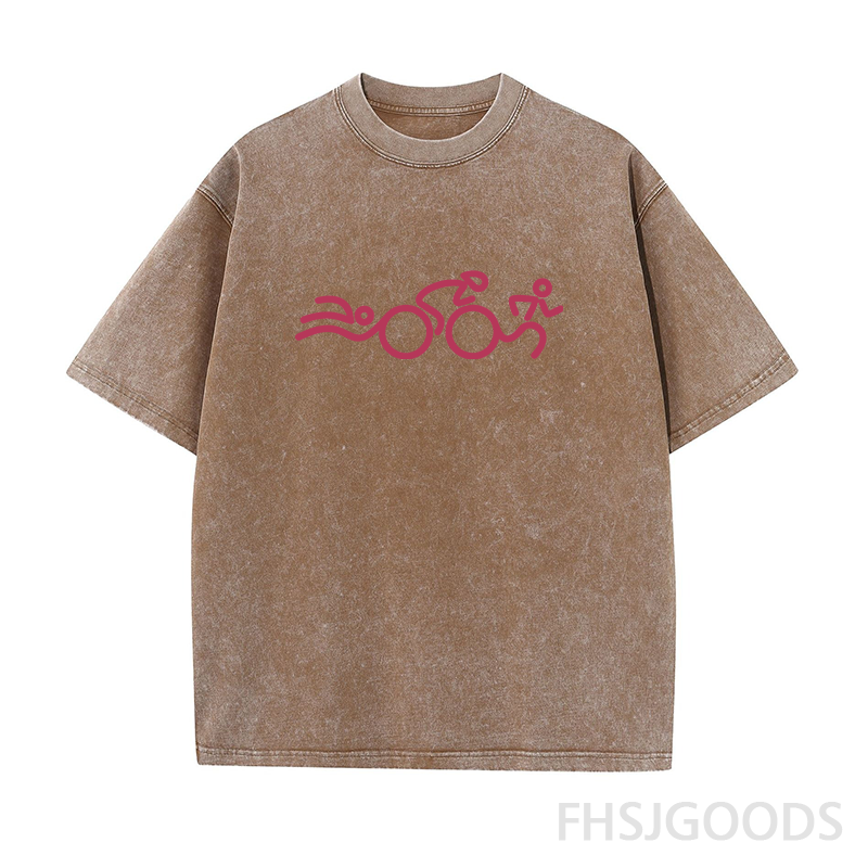 Triathlon Unisex Distressed T-Shirt