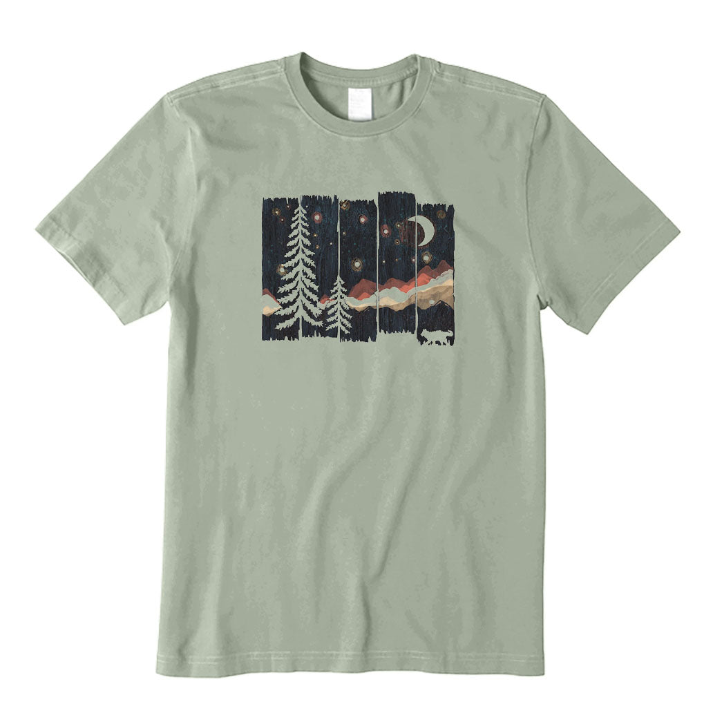 Starry Night in The Mountains T-Shirt