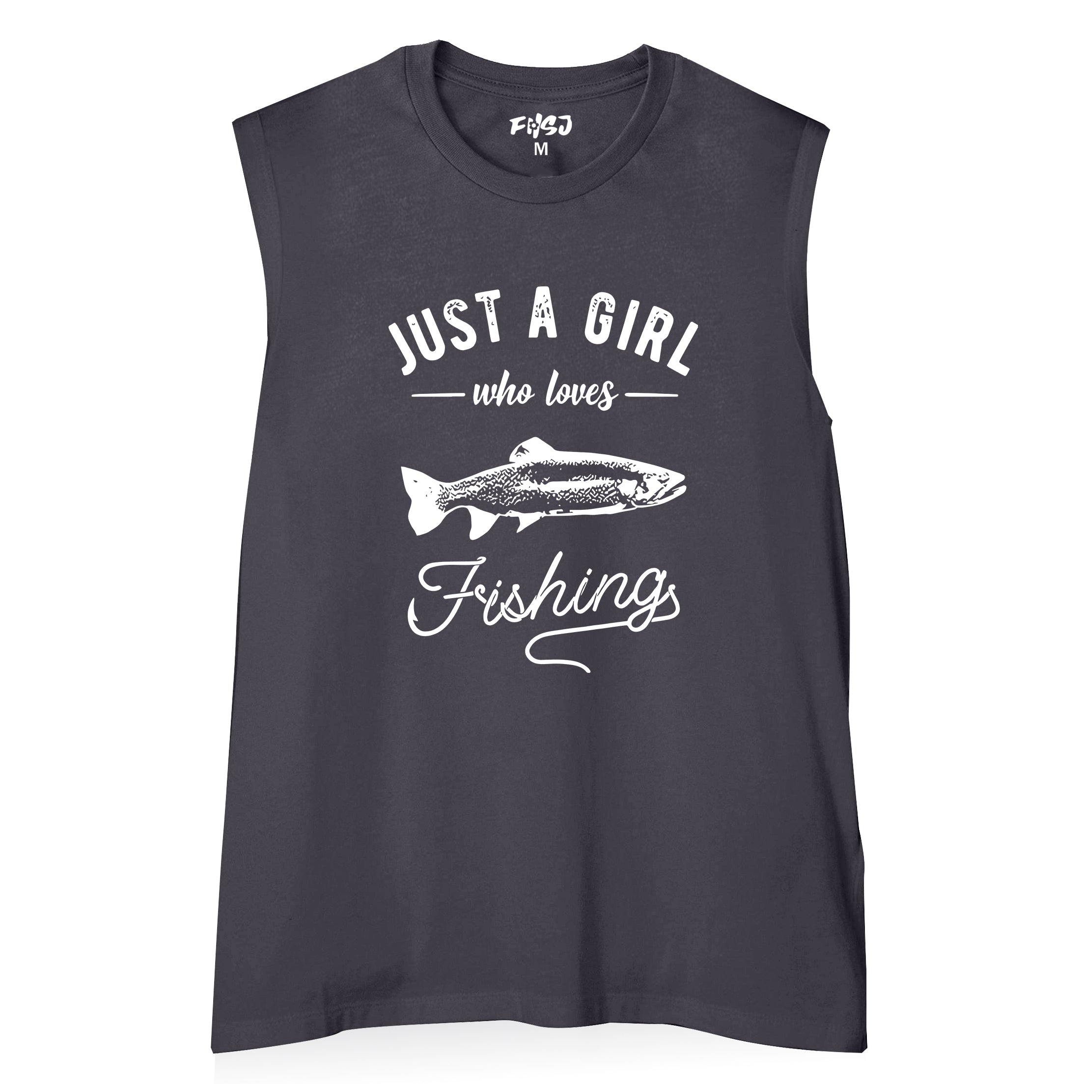 Women Just A Girl Who Loves Fishing Tank Top