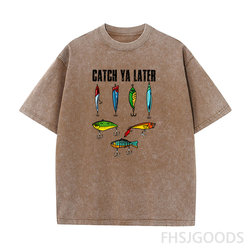 Fish Lover Unisex Distressed T-Shirt