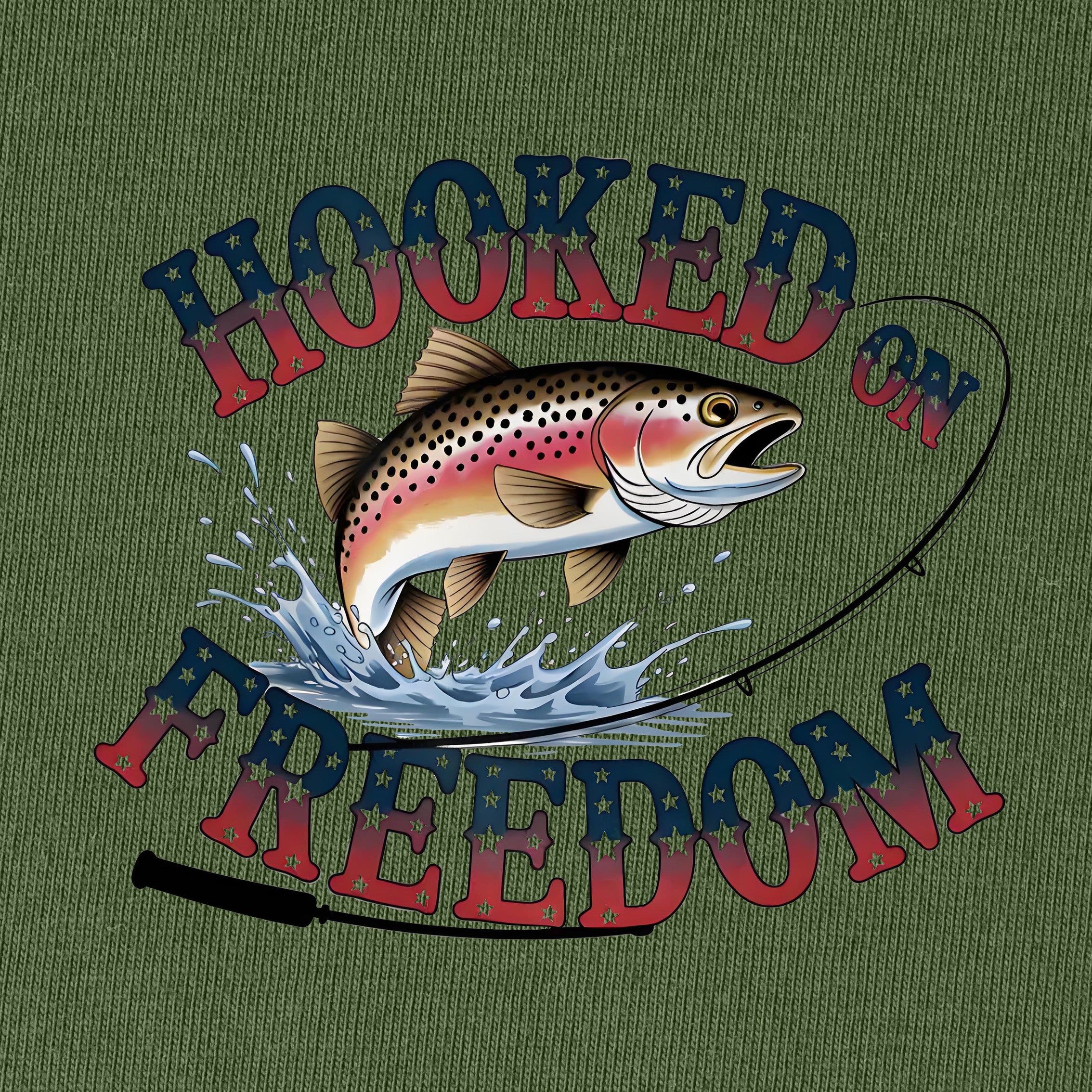 Hooked on Freedom T-Shirt for Women
