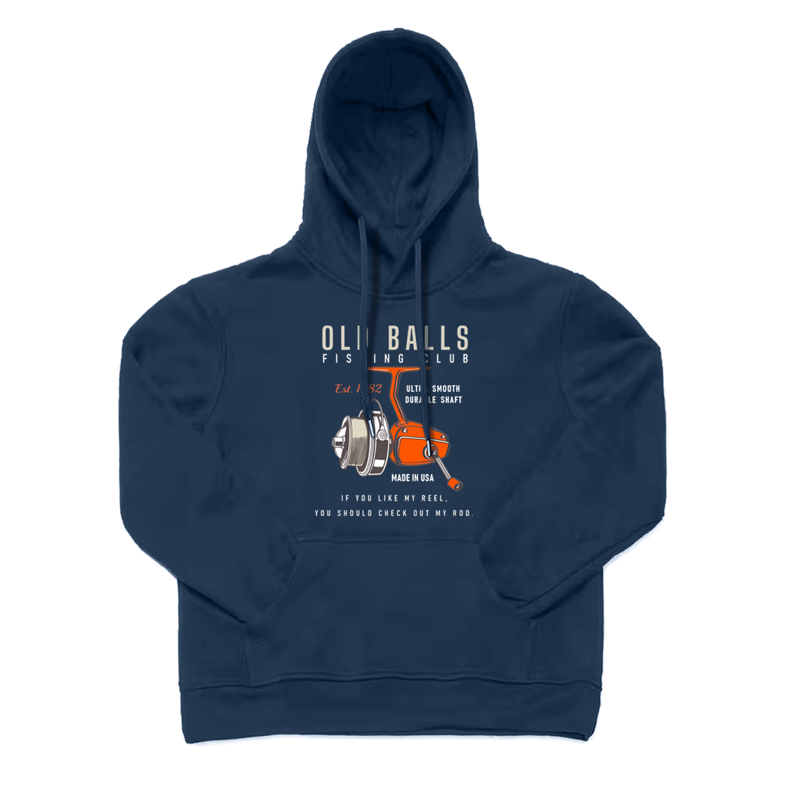 Old Balls Fishing Club Est. 1982 Hoodie