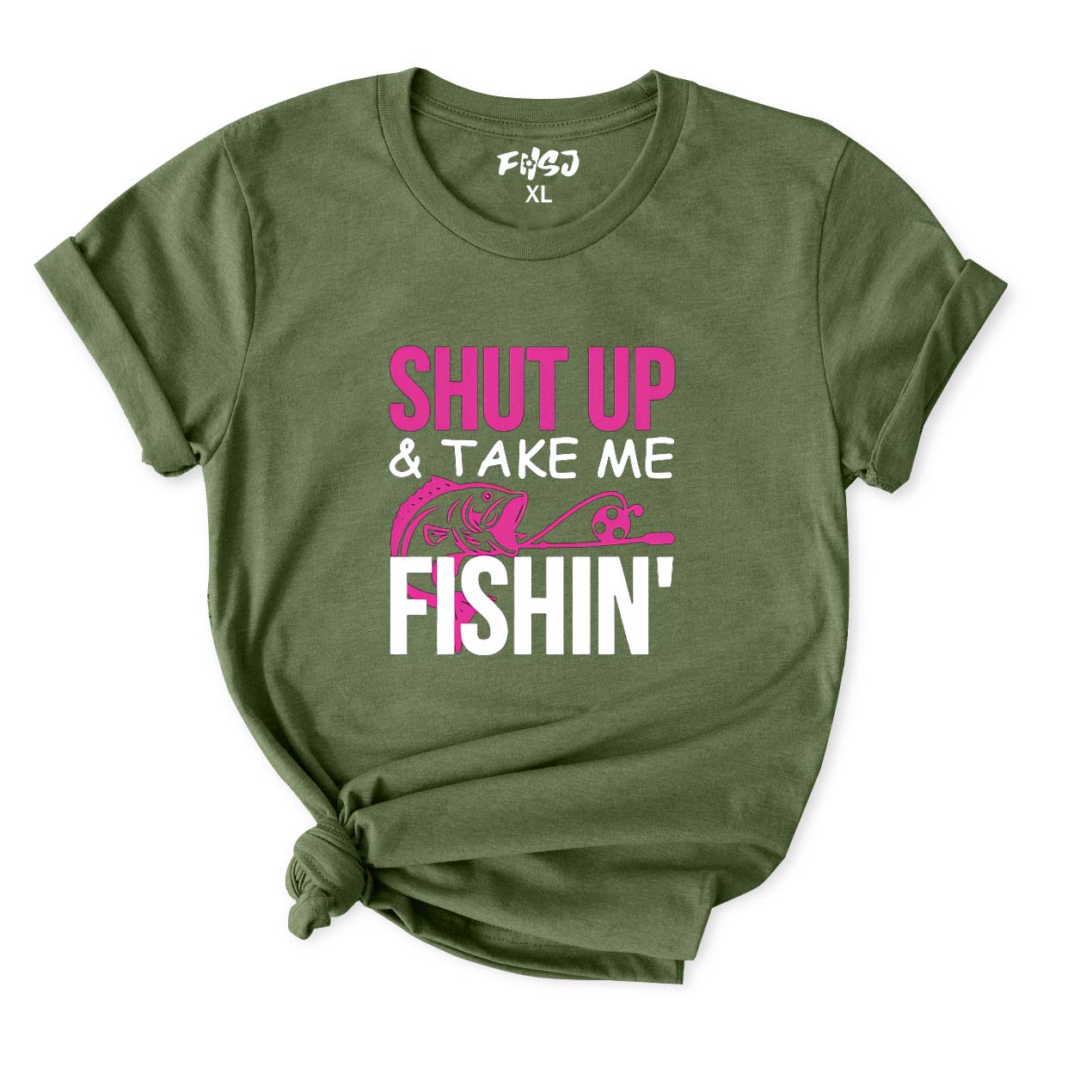 Shut Up and Take Me Fishing T-Shirt for Women