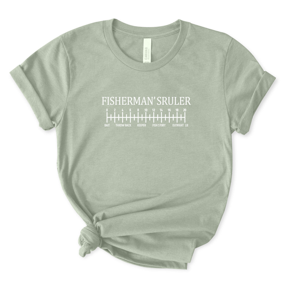Funny Fisherman's Ruler T-Shirt FOR WOMEN