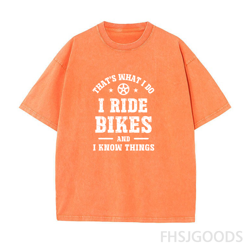 Mountain Bike Unisex Distressed T-Shirt