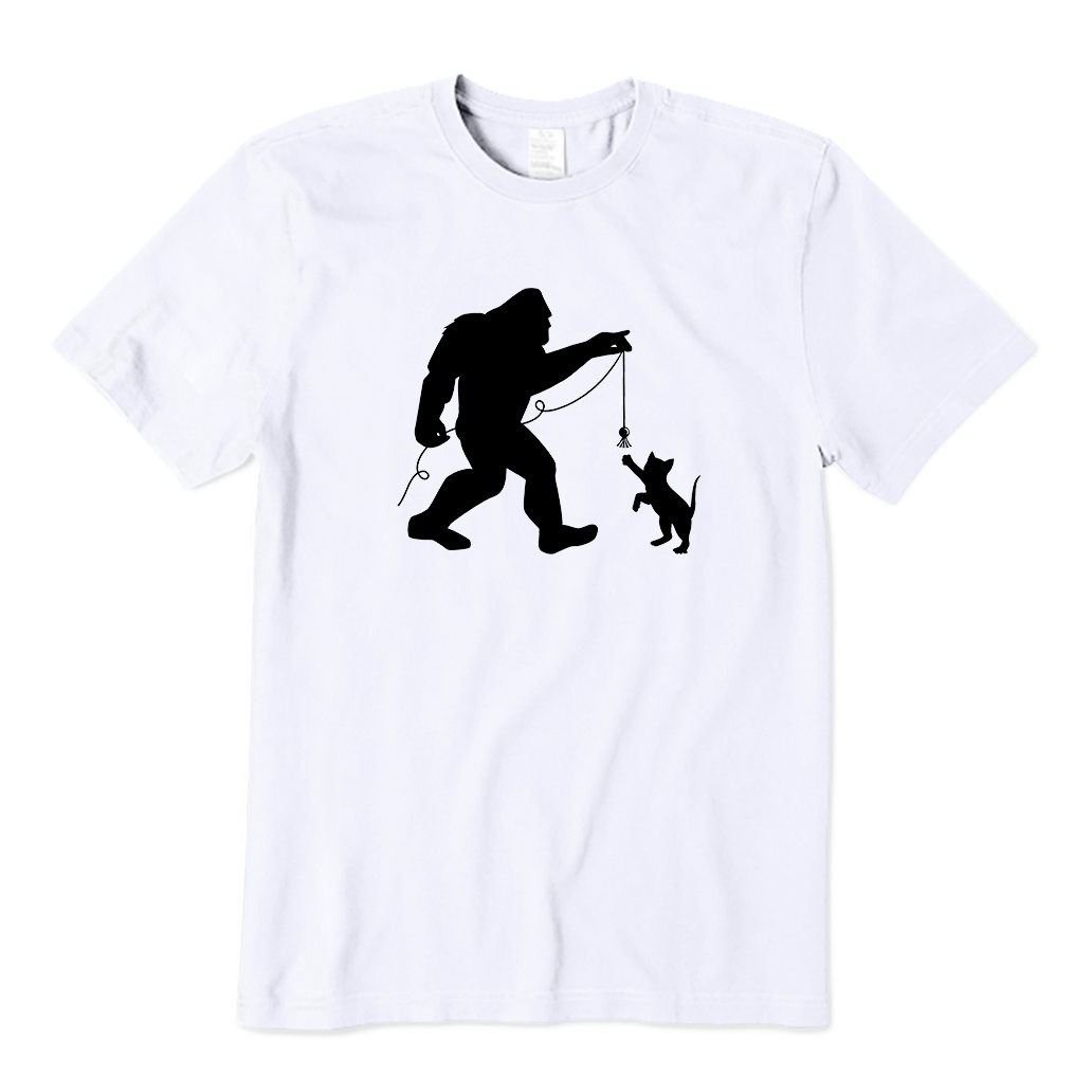 Bigfoot and Kitten T-Shirt