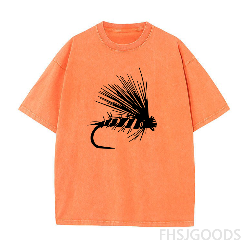 Fly Fishing Fly Unisex Distressed T-Shirt