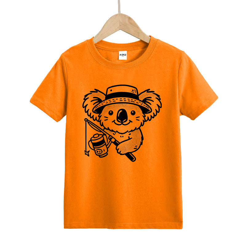 Fisherman Koala Kids T-Shirt