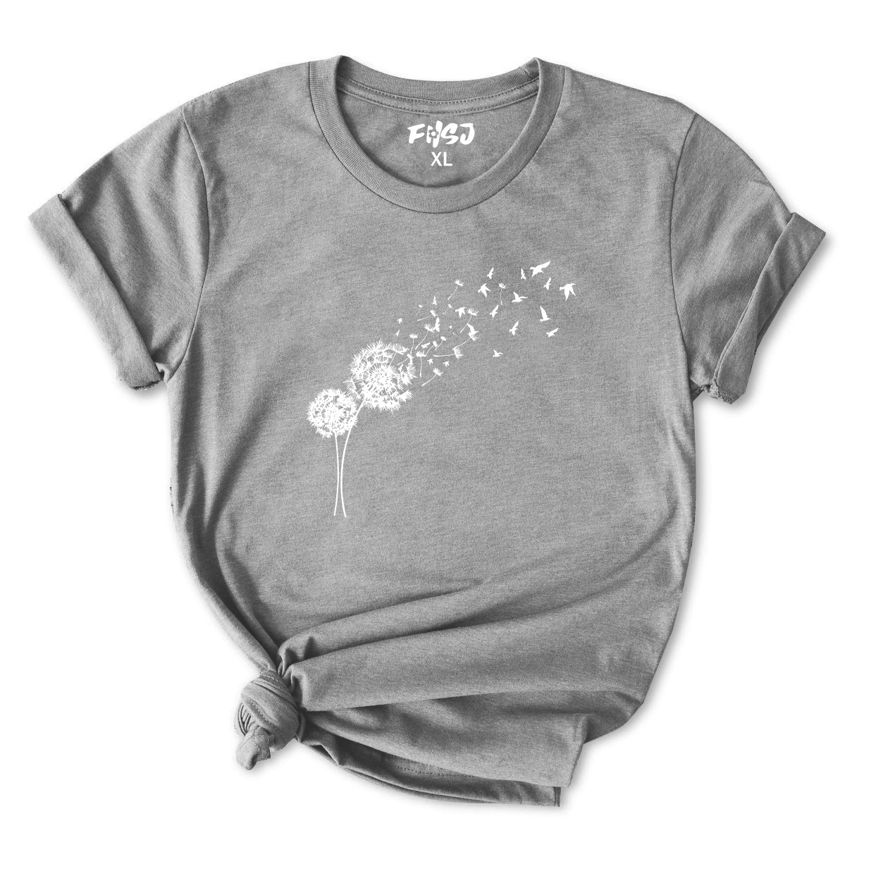 Dandelion Birds T-Shirt for Women