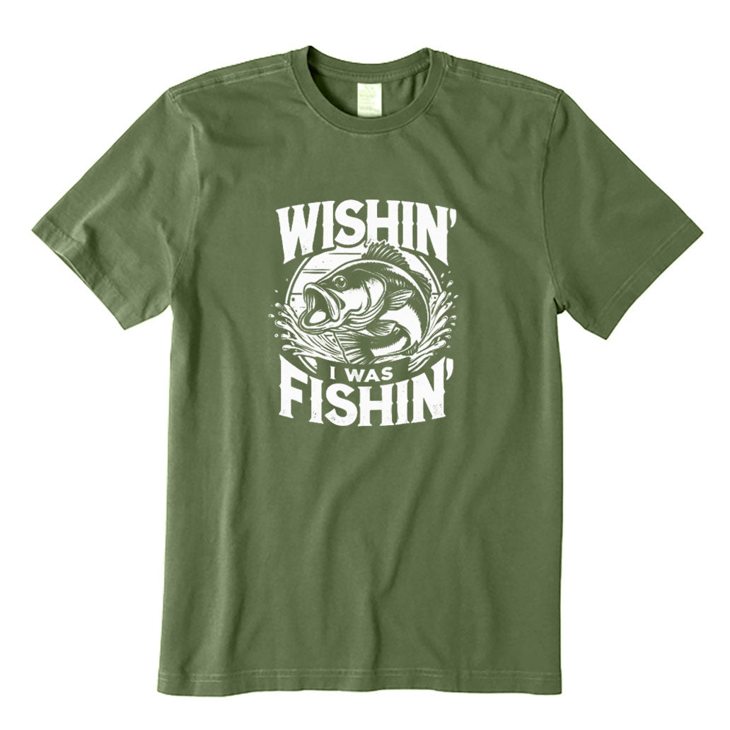 Wishing I Was Fishing T-Shirt