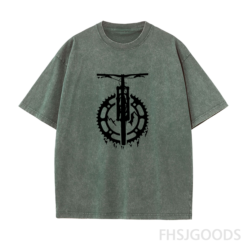 Bike Unisex Distressed T-Shirt