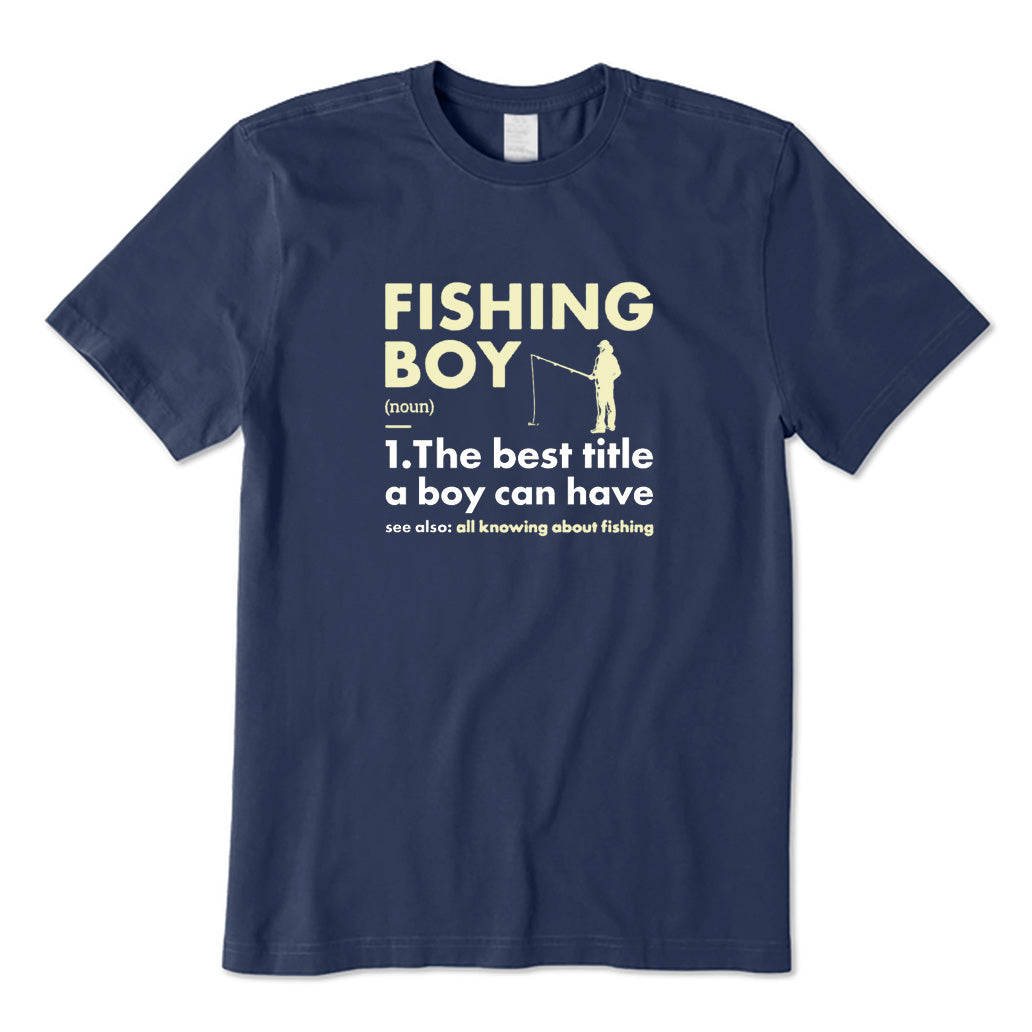 Fishing Boy Definition T-Shirt