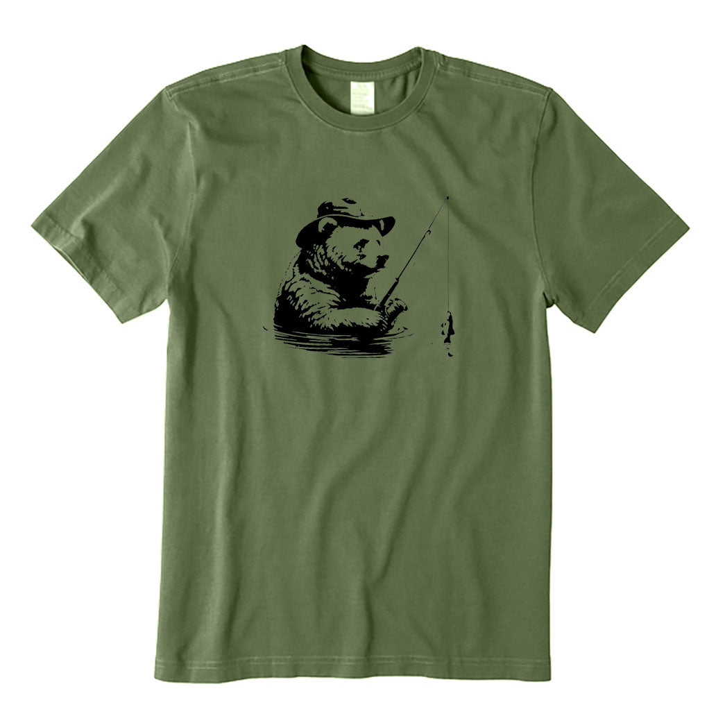 Papa Bear Fishing T-Shirt
