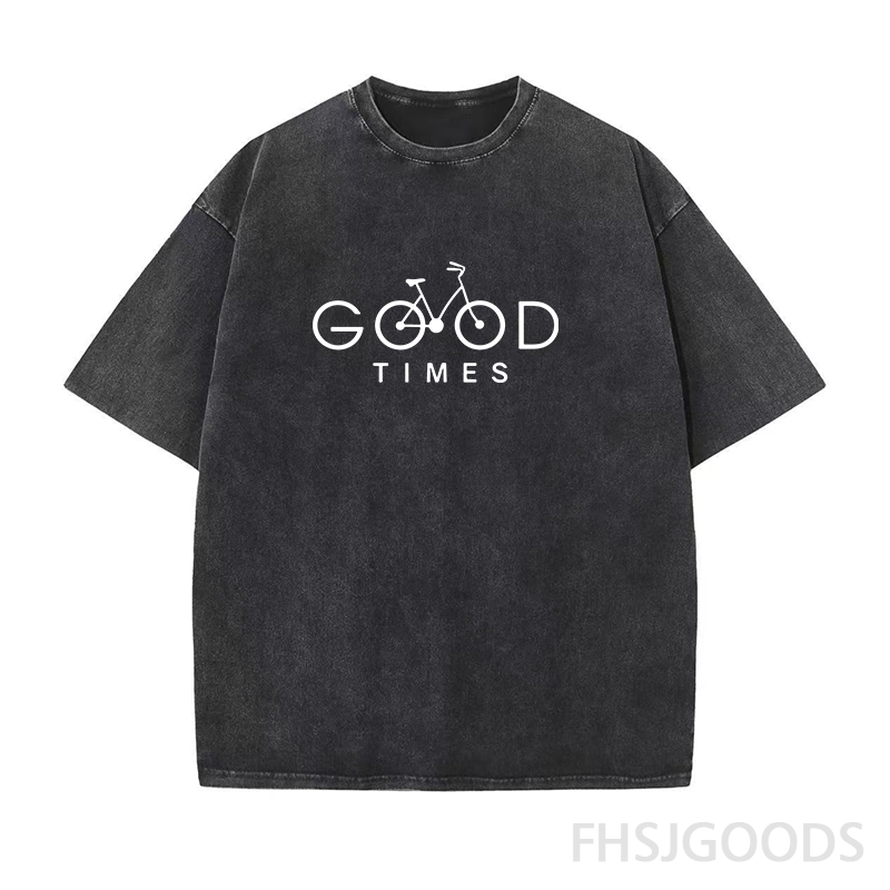 Good Times Bicycle Unisex Distressed T-Shirt