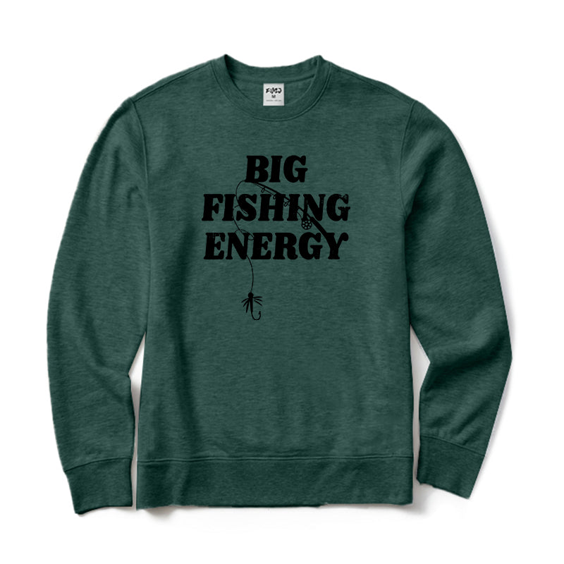 Big Fishing Energy Crewneck Sweatshirt