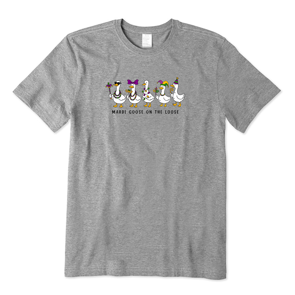 Mardi Gras Silly Goose T-shirt