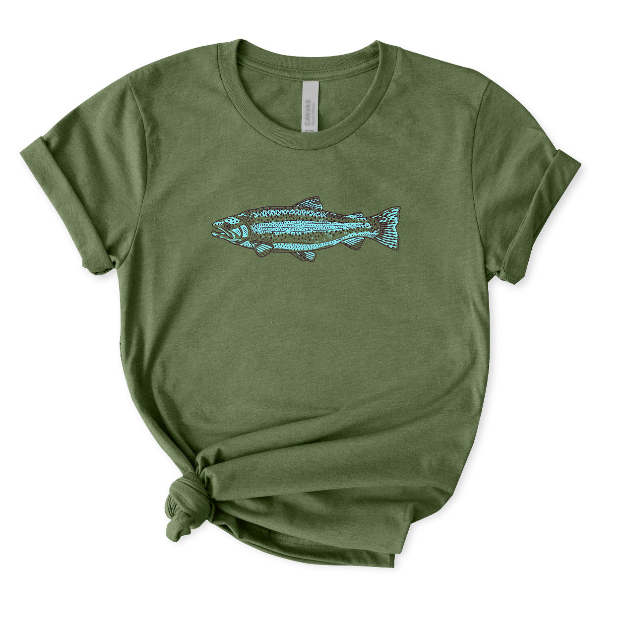 Trout Fishing T-Shirt for women