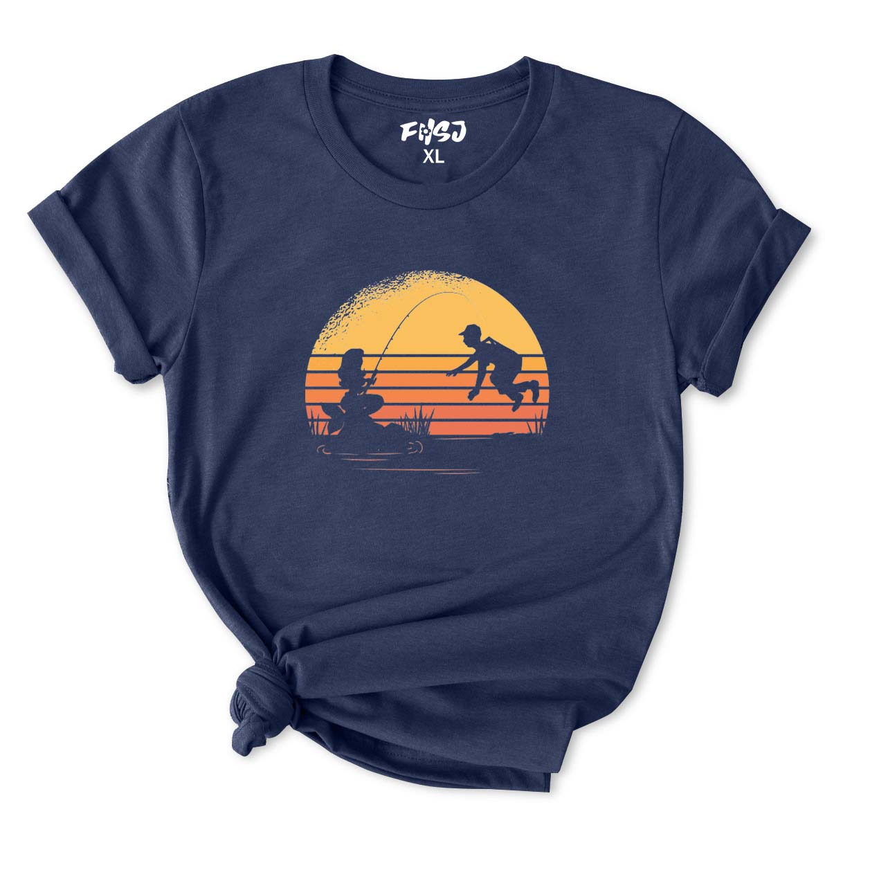 A Mermaid Fishing A Man T-Shirt for Women