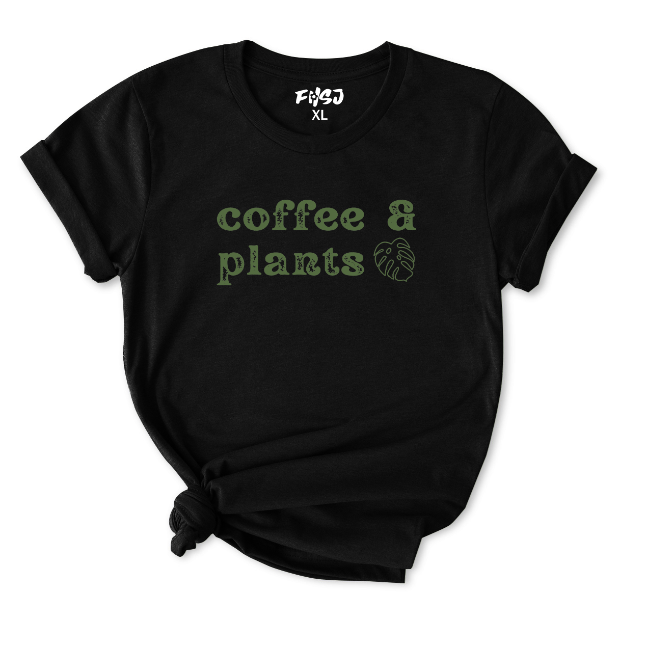 Coffee & Plants Monstera T-Shirt for Women
