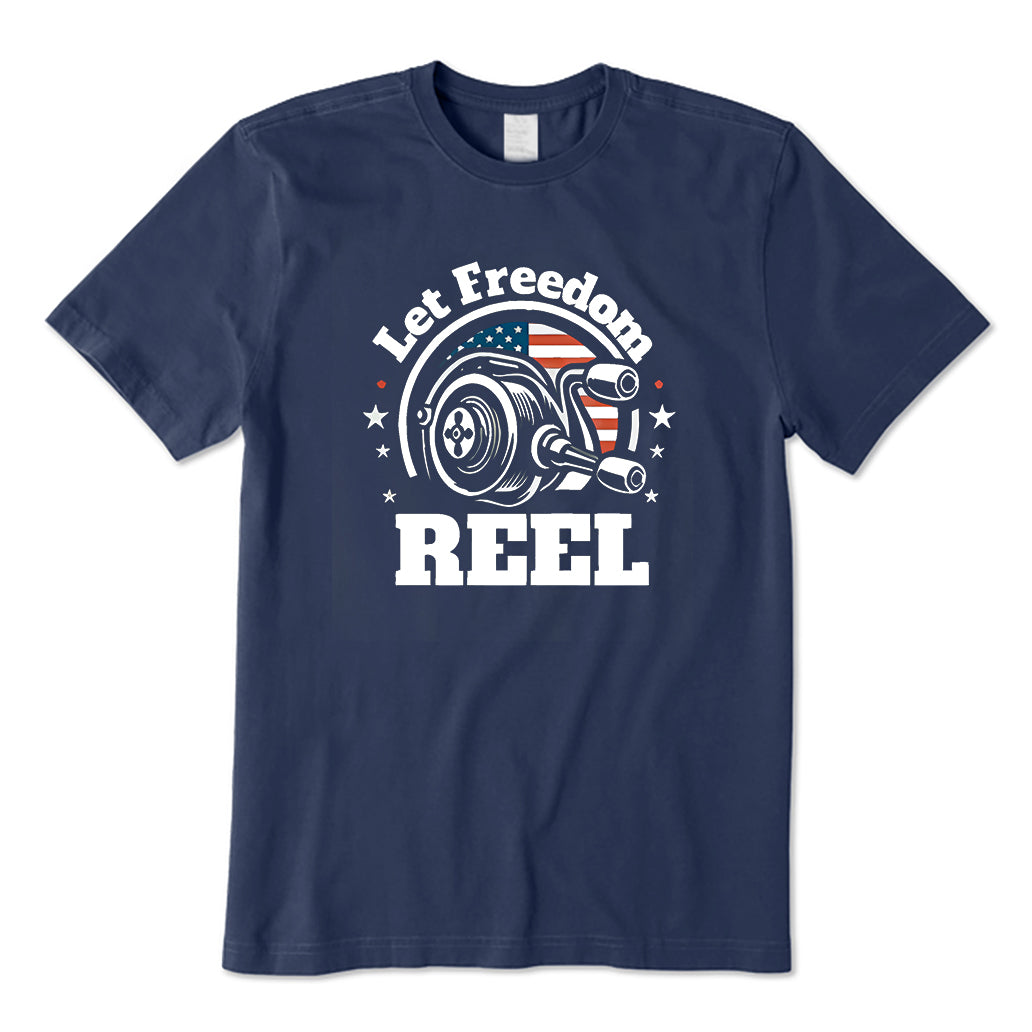 Let Freedom Reel Fishing T-Shirt