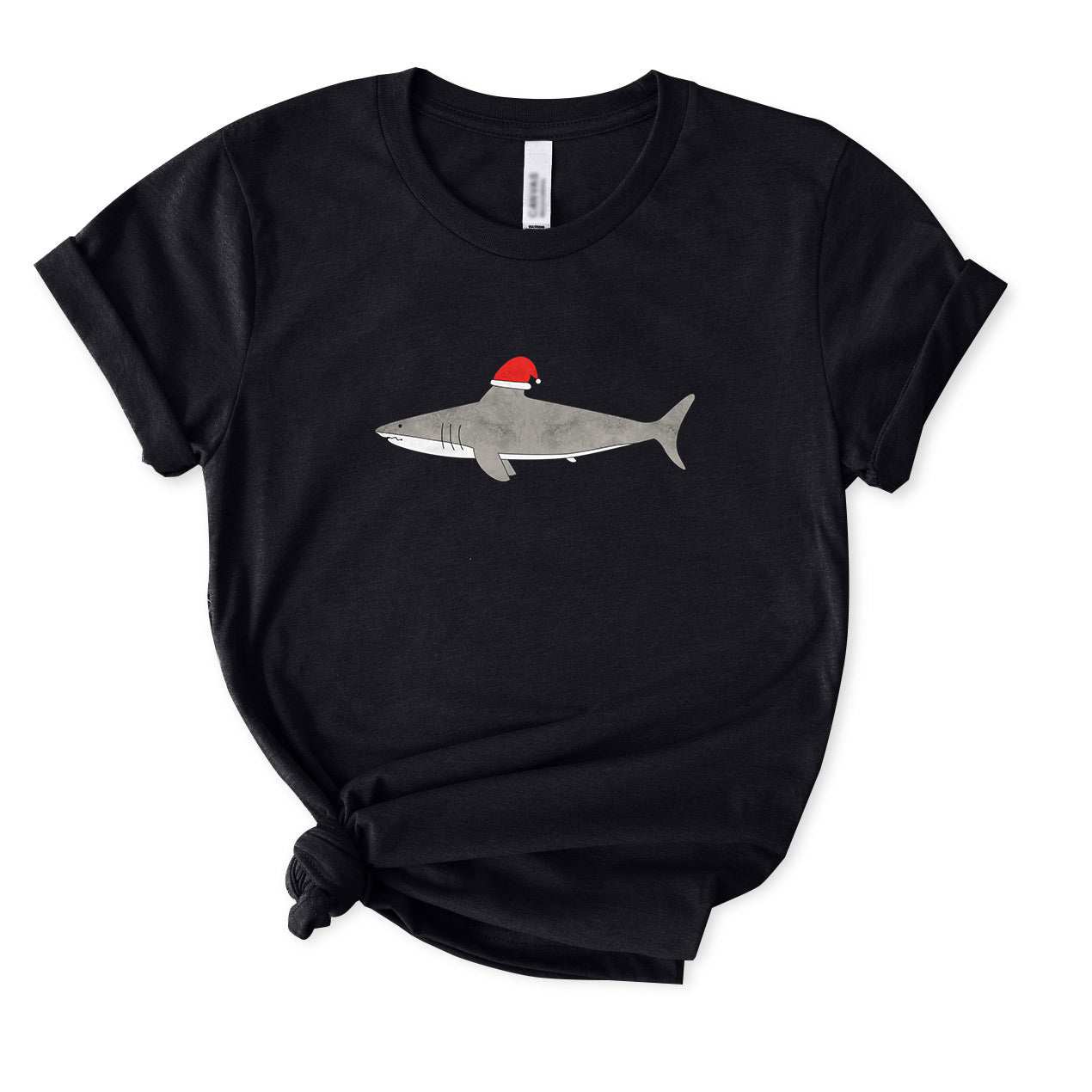 Christmas Shark T-Shirt for women