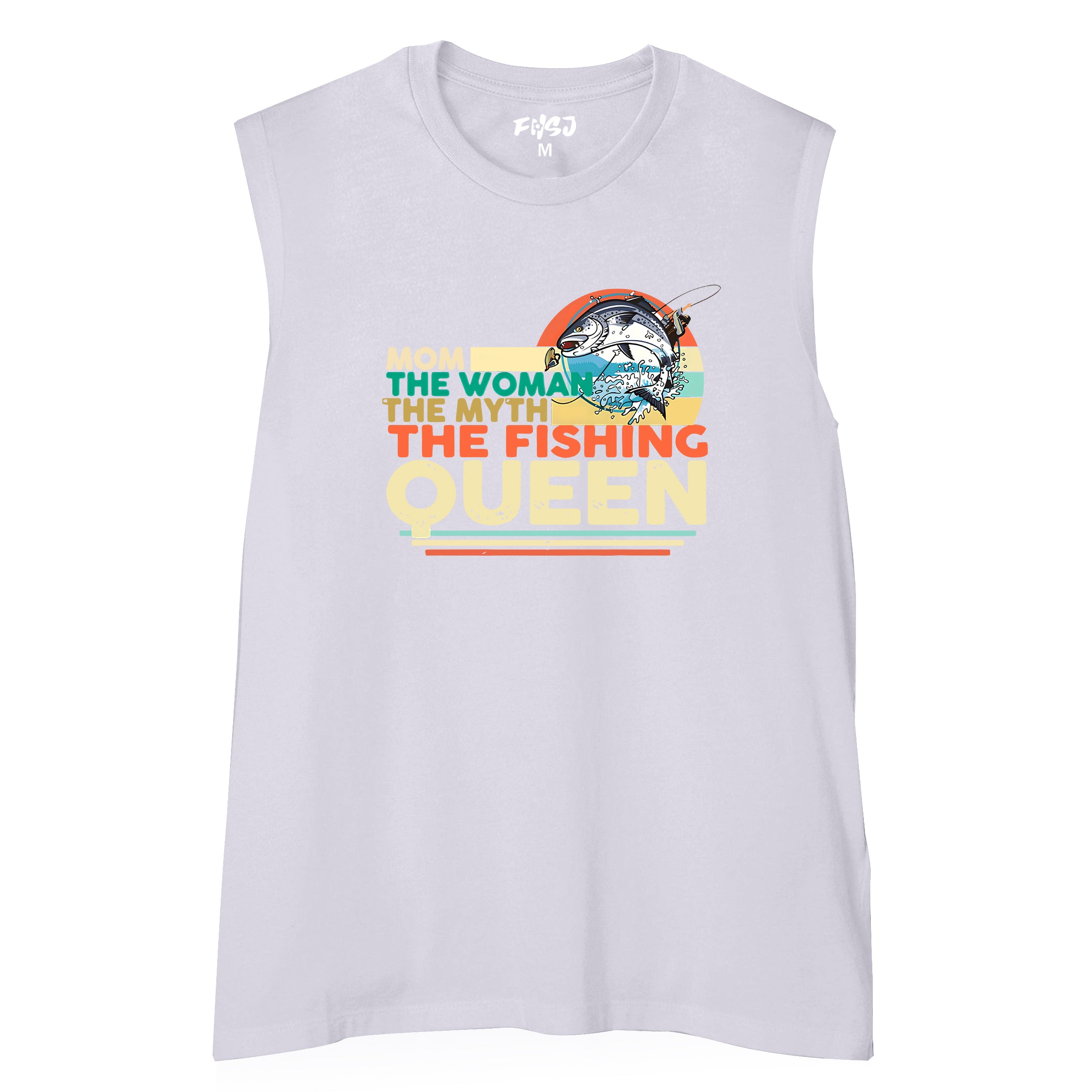Women The Fishing Queen Tank Top