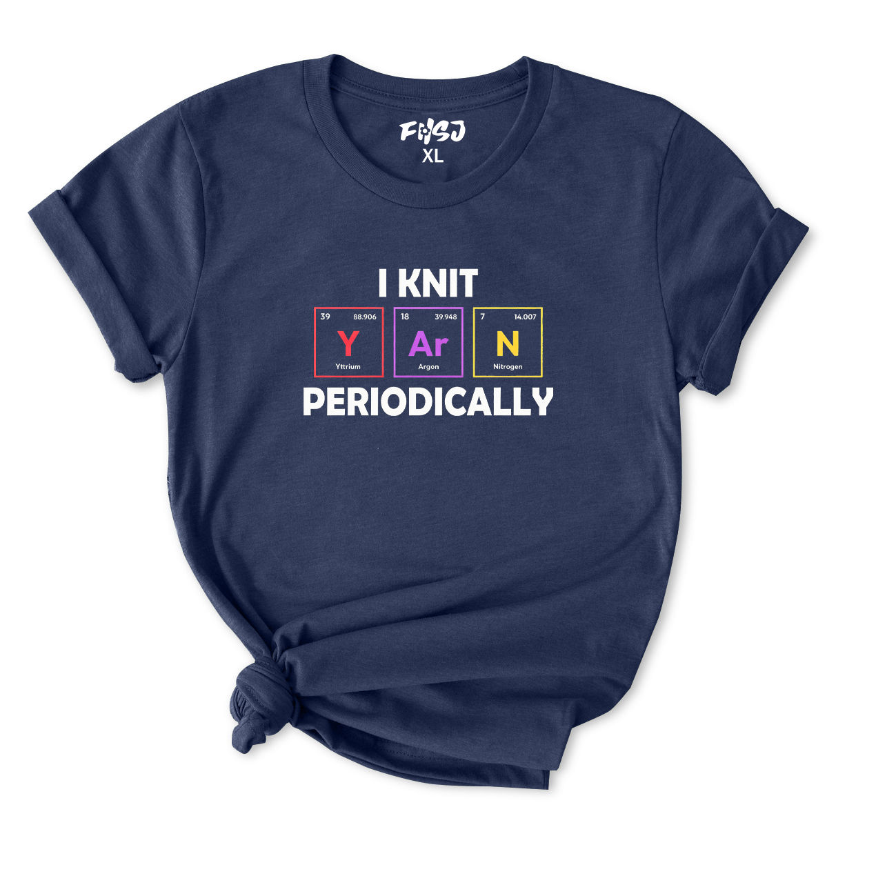 I Knit Yarn Periodically T-Shirt for Women