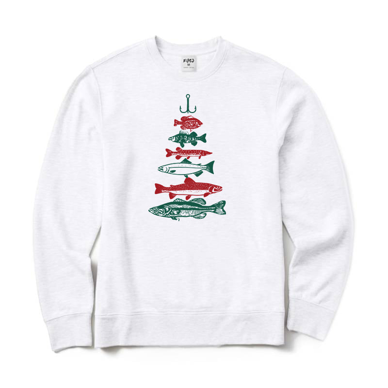 Fish Christmas Crewneck Sweatshirt