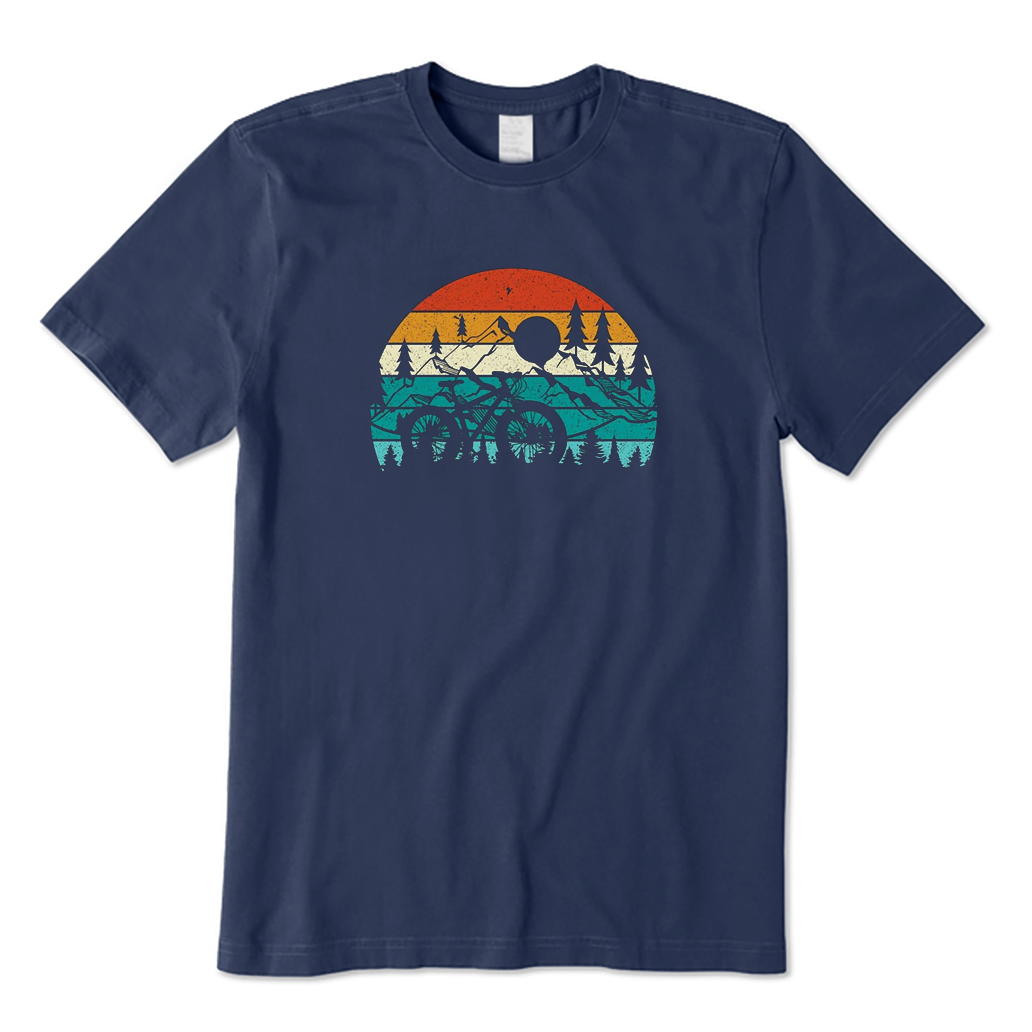 Mountain Biking Retro T-Shirt