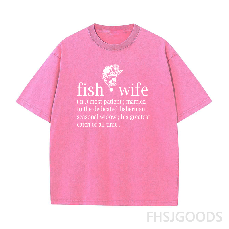 Fish Wife Unisex Distressed T-Shirt