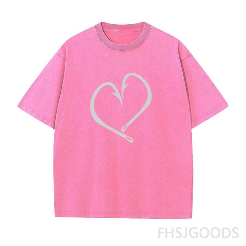 Fishing Love Unisex Distressed T-Shirt