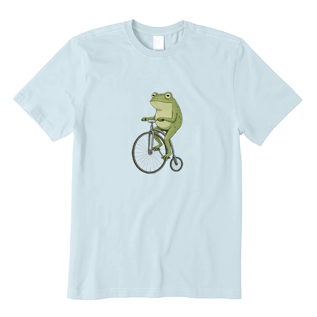 Frog on A Penny Farthing Bicycle T-shirt