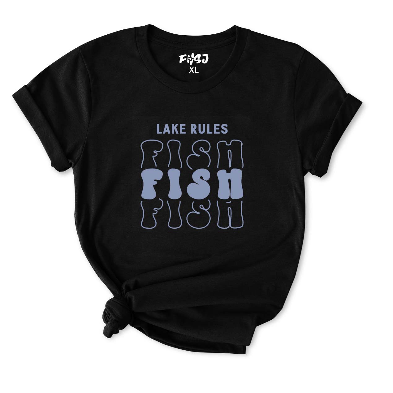 Lake Rules Fish T-Shirt for Women