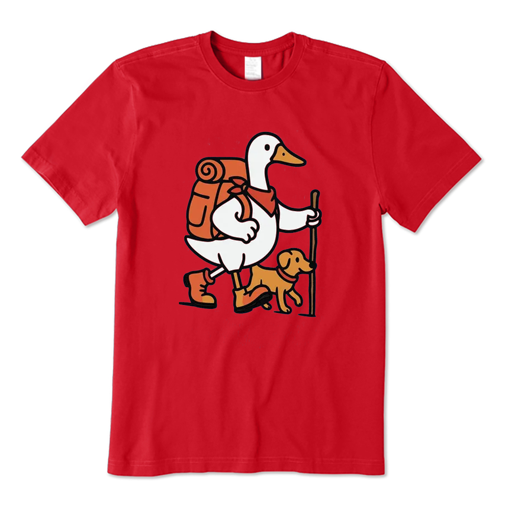 A Hiking Goose T-Shirt