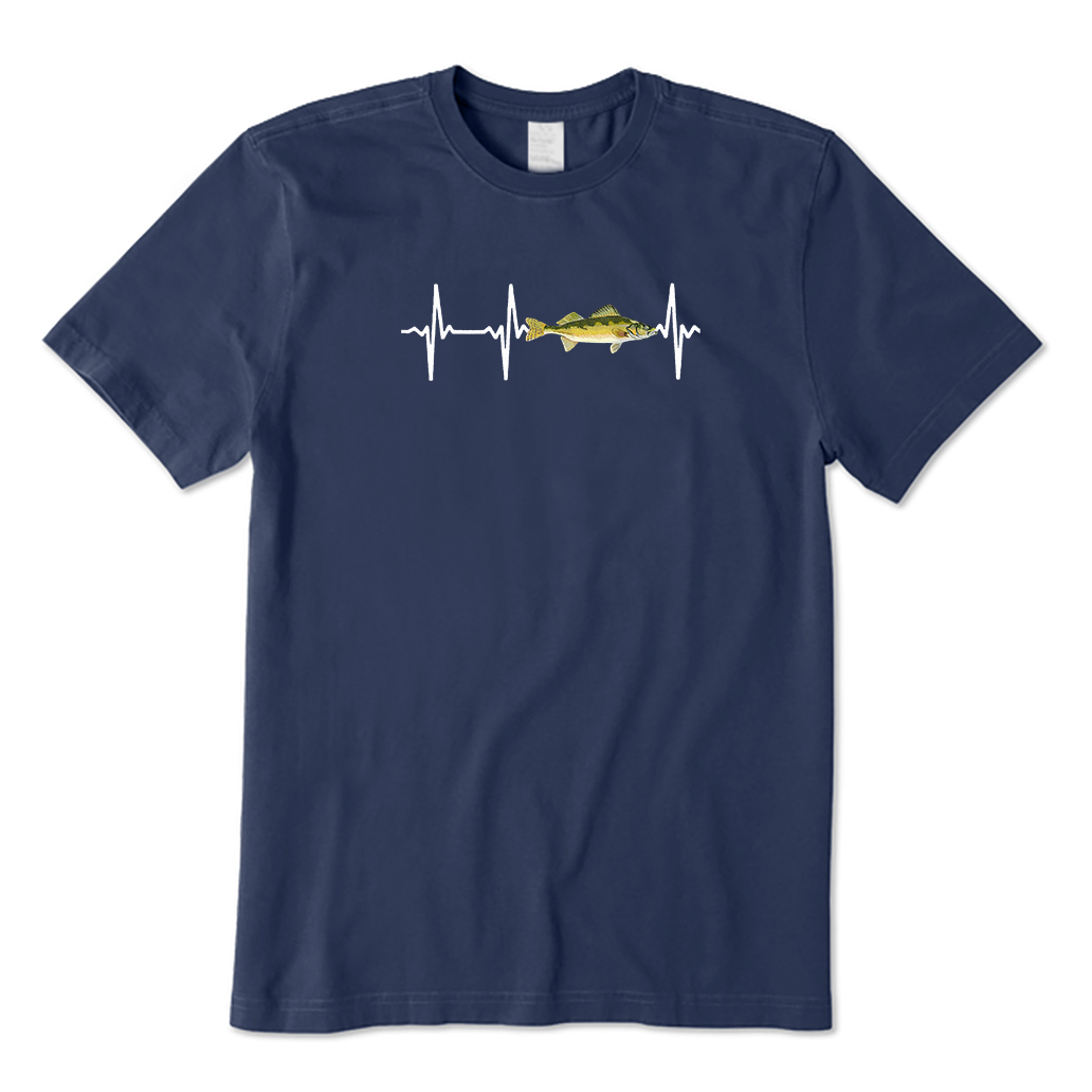 Walleye Heartbeat T-Shirt