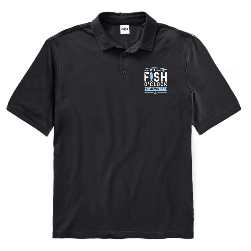 It's Fish O'clock Somewhere Polo Shirt