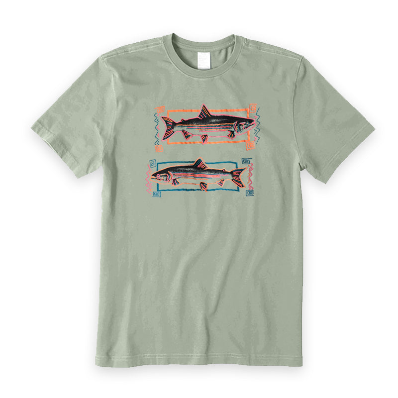 Vintage Neon Westport Washington Trout T-Shirt
