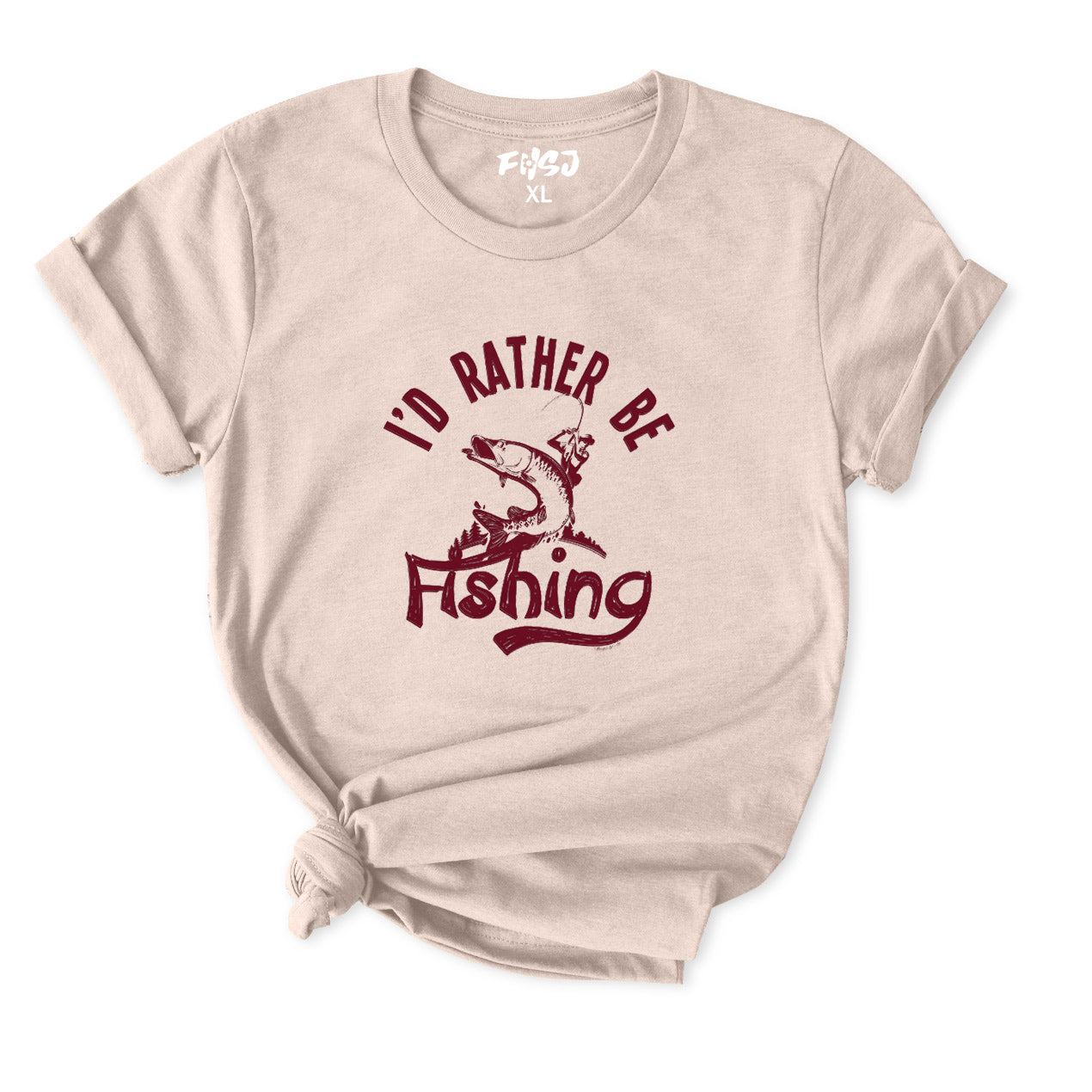 I'd Rather Be FISHING T-Shirt for Women