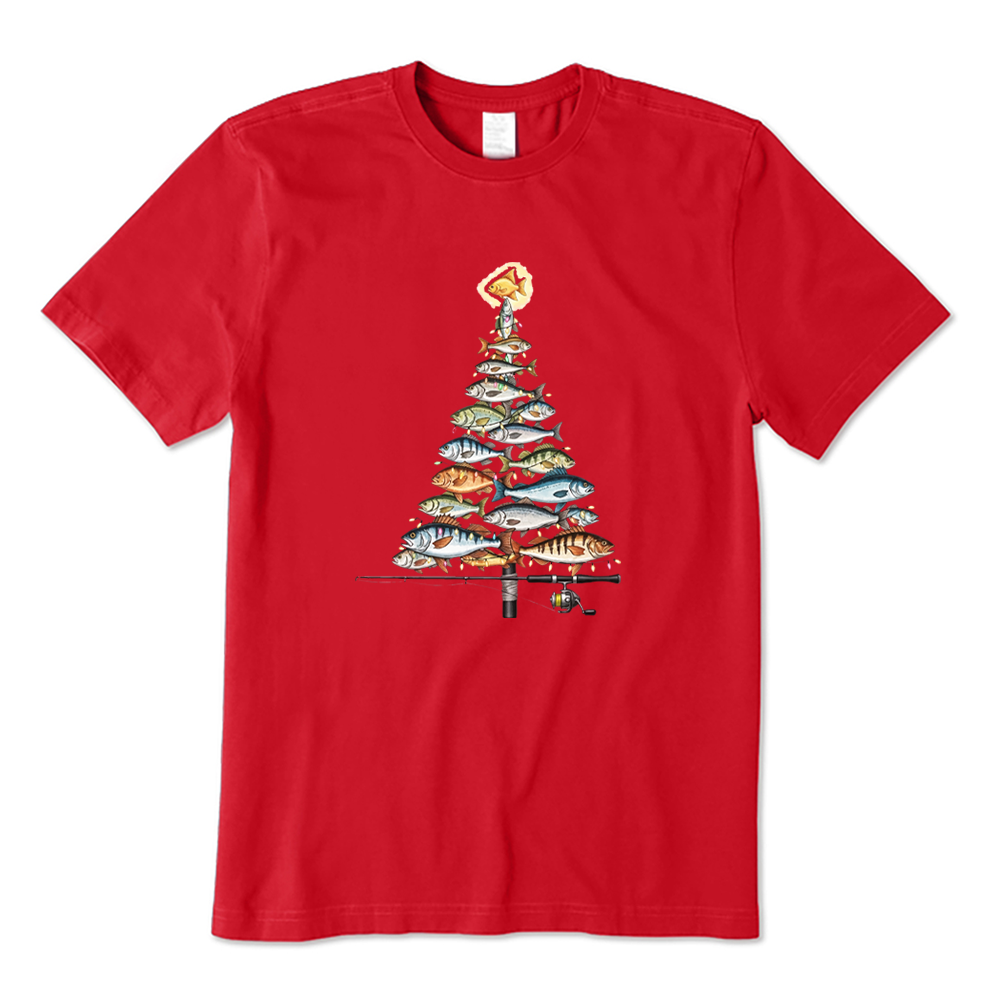 Christmas Fishing T-Shirt