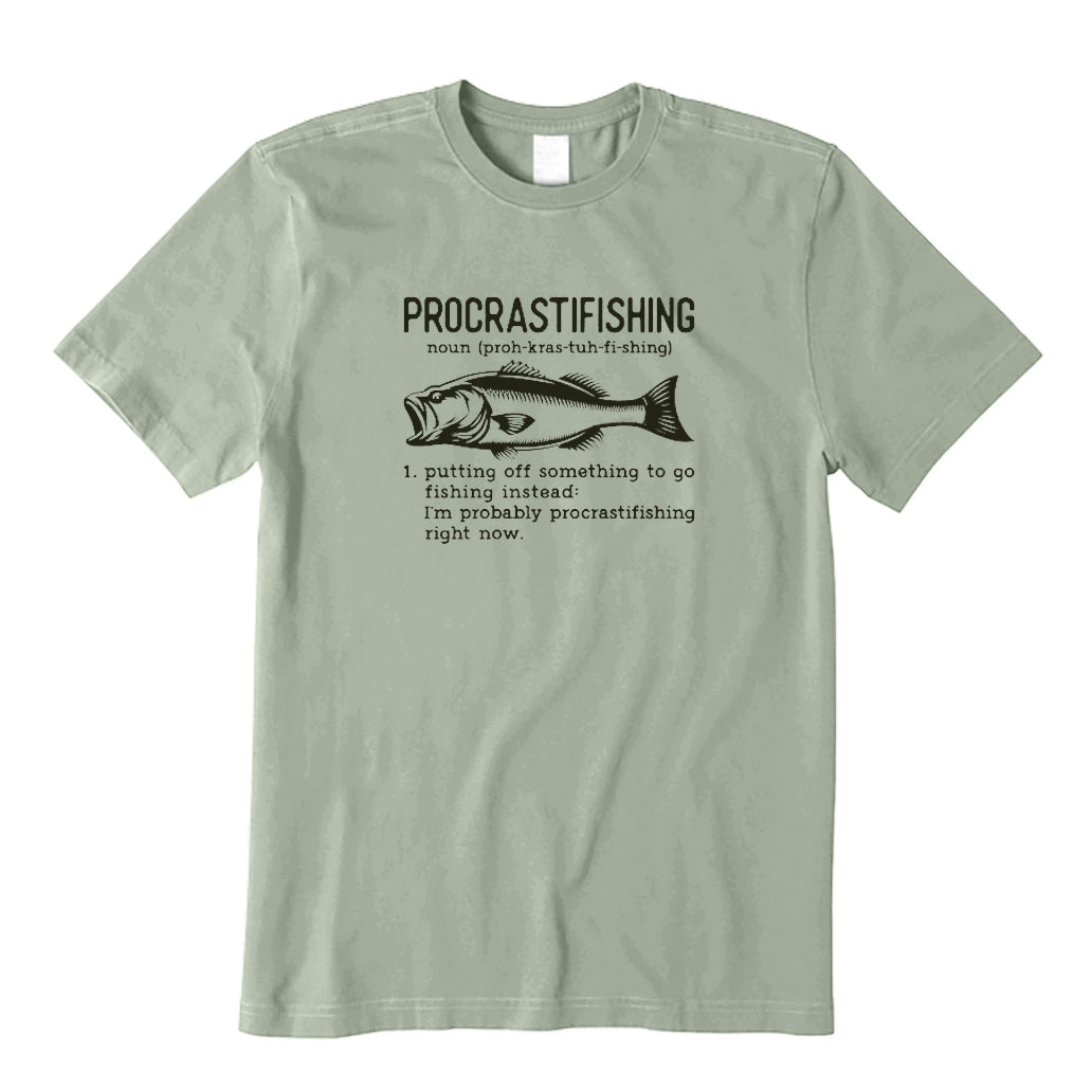 Procrastifishing Definition T-Shirt