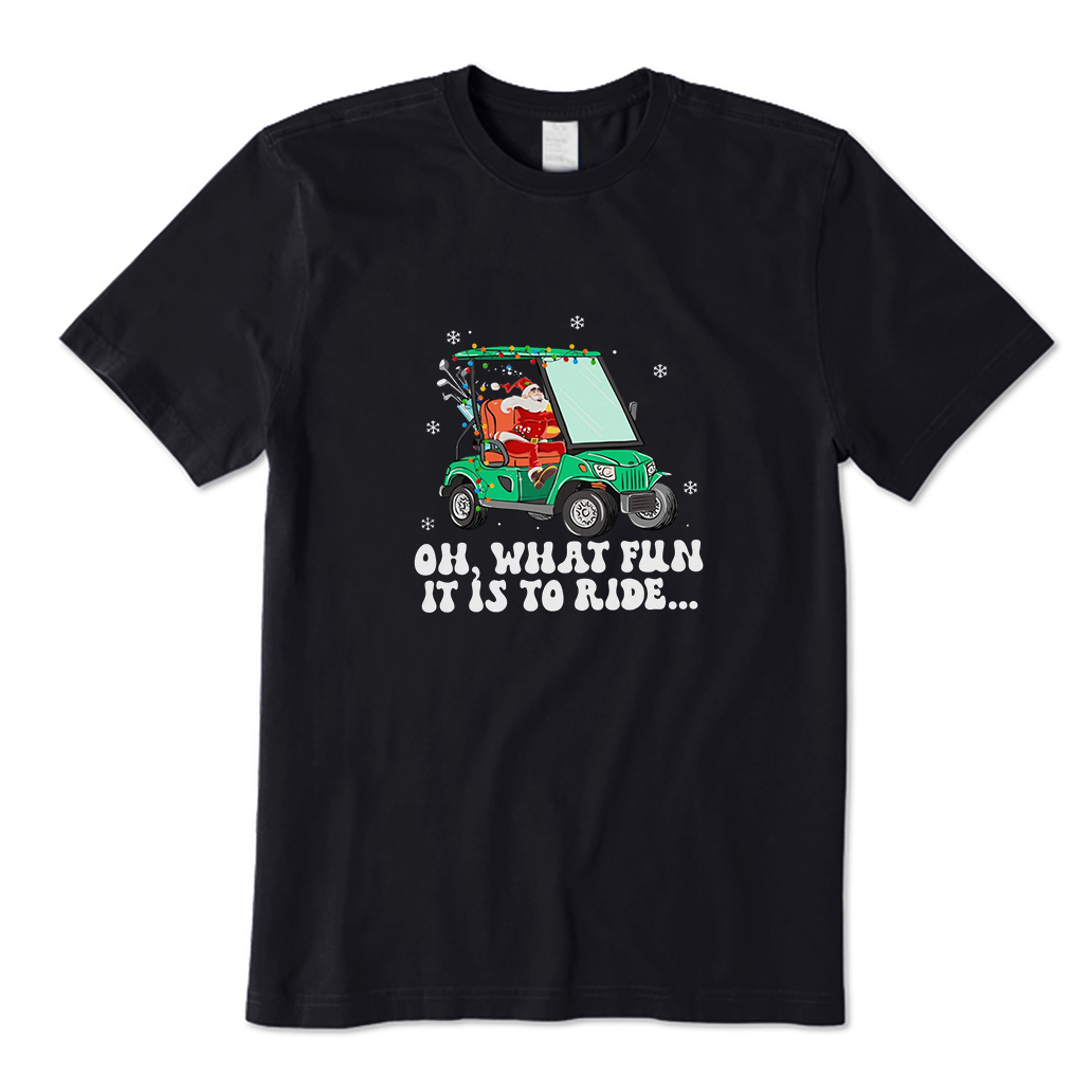 Santa Golf Christmas T-Shirt