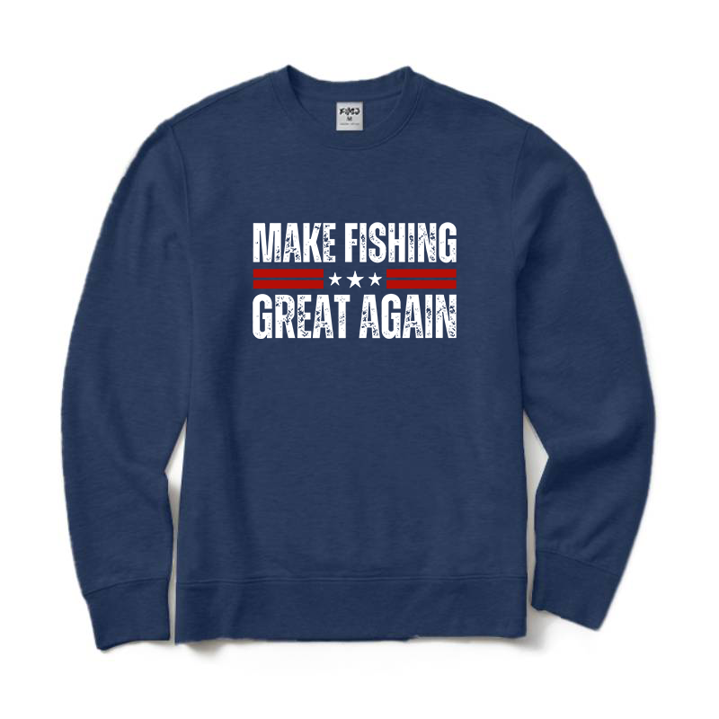 Make Fishing Great Again Crewneck Sweatshirt