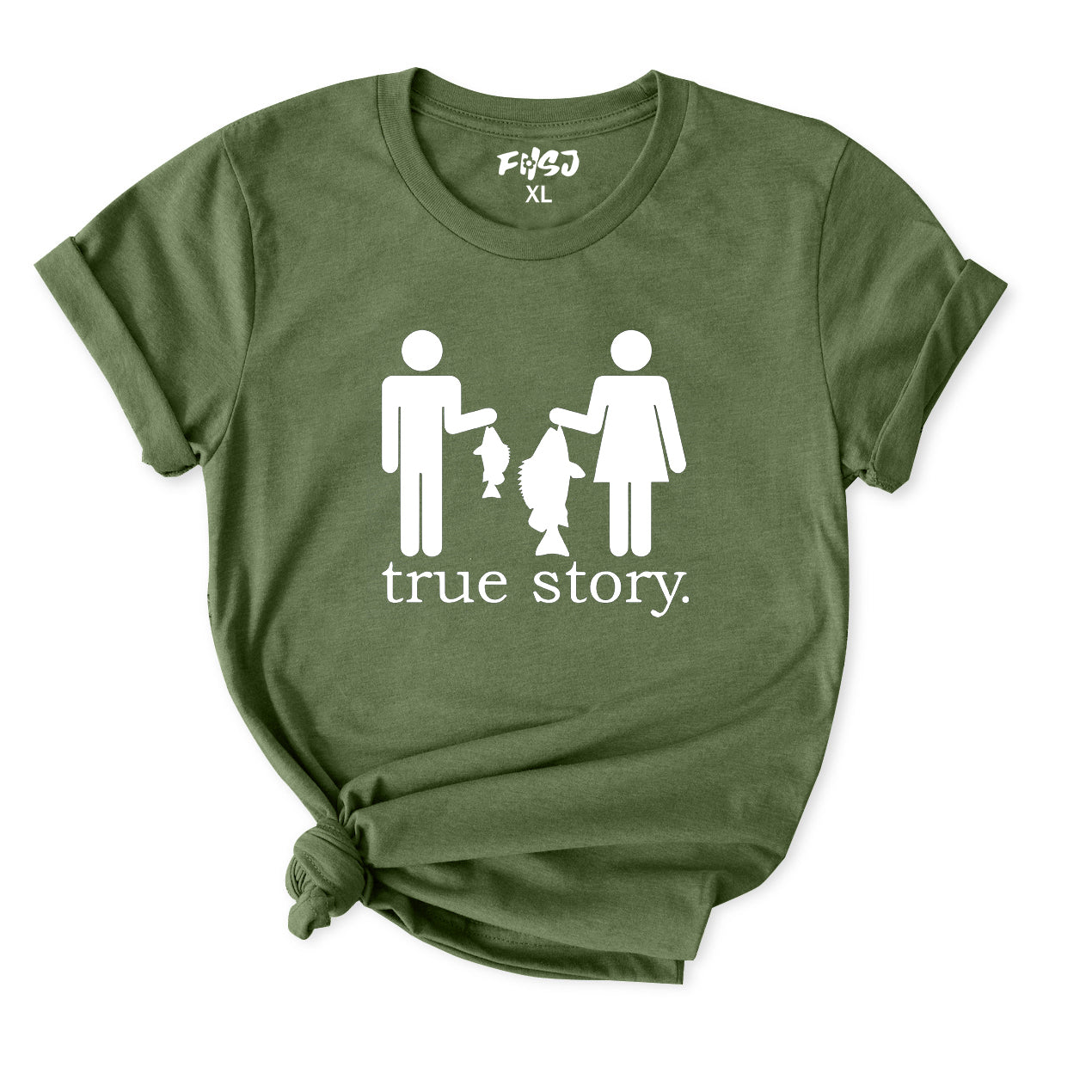 True Story Fishing T-Shirt for Women