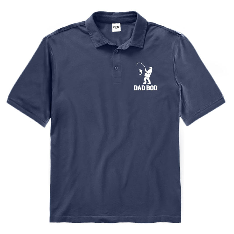 Dad Bod Fishing Polo Shirt